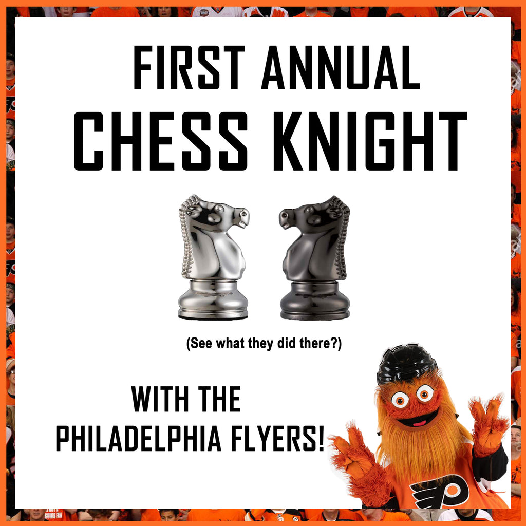 Philadelphia Flyers at the First Annual Philadelphia "Chess Knight"