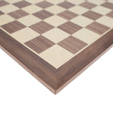 Medieval Chess Set – Polystone Pieces with a Wooden Board 15 in.