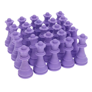 Chess Queen Erasers - Bulk Party Pack of 25 - Chess Club prizes and Party Favors - by WE Games