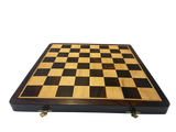 4" Bone Chess set with Rosewood Chess board - 2" Square