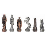 Pewter Fantasy Chessmen - American Chess Equipment