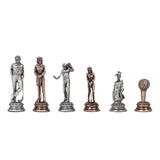 Golf Chessmen - Pewter - American Chess Equipment