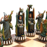 Dragon Chessmen – Handpainted - American Chess Equipment