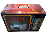 WE Games Garden Chess Set – Large 8 inch King, 35.5 inch Board - American Chess Equipment