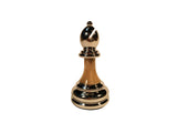 The Bobby Fischer® Series Metal & Acrylic Chess Pieces – 3.5 inch King - American Chess Equipment