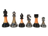 The Bobby Fischer® Series Metal & Acrylic Chess Pieces – 3.5 inch King - American Chess Equipment