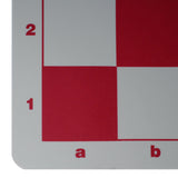 100% Silicone Tournament Chess Mat in Assorted Colors - 20 Inch Board - by WE Games - American Chess Equipment