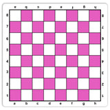 Mousepad Tournament Chess Board in Assorted Colors, 20 inches by WE Games - Made in the USA - American Chess Equipment