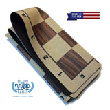 Wood Grain Mousepad Tournament Chessboard in Assorted Colors, 20 inches by WE Games - Made in the USA - American Chess Equipment