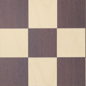 Deluxe Wenge and Sycamore Wooden Chess Board – 21.625 inches