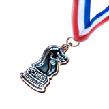 Knight Chess Medal - Available in Gold, Silver, & Bronze - American Chess Equipment