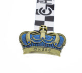 King's Crown Ultimate Chess Medal - Gold, Silver, or Bronze