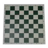 WE Games Complete Tournament Chess Set – Plastic Chess Pieces with Green Roll-up Chess Board and Travel Canvas Bag - American Chess Equipment