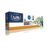 WE Games Tournament Chess Set with Canvas Bag - 3 3/4" King - Double Weighted Chessmen - American Chess Equipment