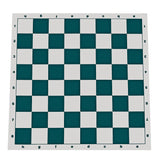 WE Games Ultimate Tournament Chess Set in Assorted Colors with Vinyl Chess Mat, Canvas Bag & Super Triple Weighted Chessmen with 4" King - American Chess Equipment