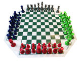 WE Games Four Player Chess Set - American Chess Equipment