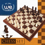 Classic Chess Set – Walnut Wood Board 12 in. - American Chess Equipment