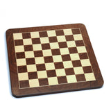 Grand English Style Chess Set – Weighted Pieces & Walnut Root Wood Board 19 in. - American Chess Equipment