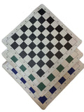 14" Vinyl Roll-up Travel chess boards - Choice of 3 colors