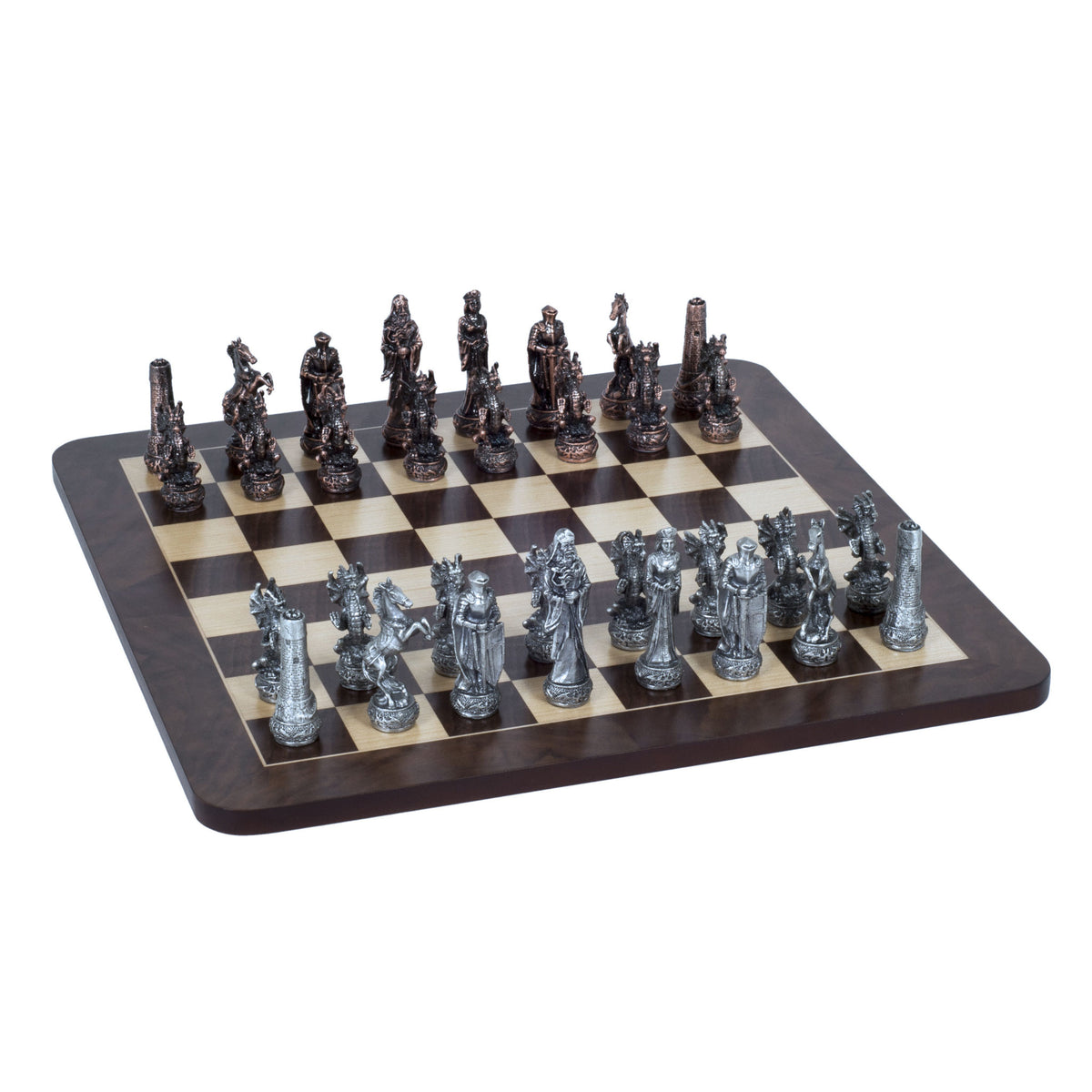 Made to Order Chess Set Fantasy Warlord Design in an Aged 