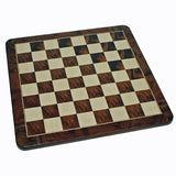 Fantasy Chess Set – Pewter Pieces & Walnut Root Board 16 in. - American Chess Equipment