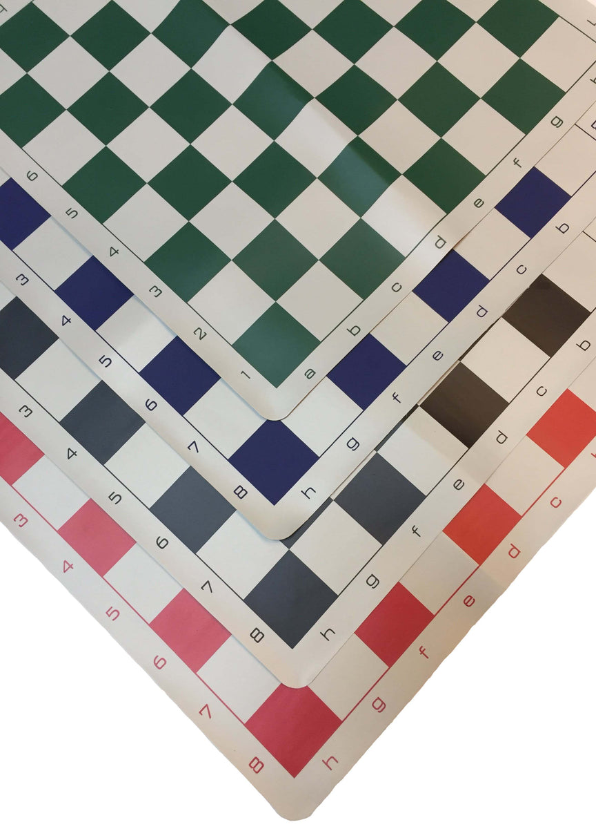 Roll-up vinyl chess Board 50x50 (with coordinates)