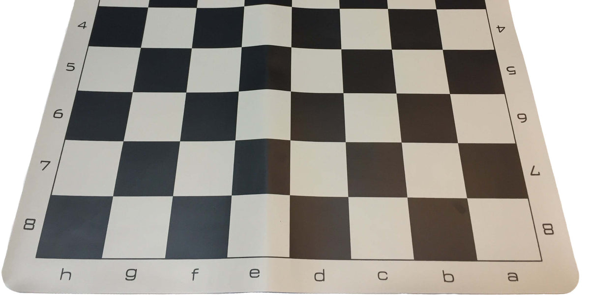 Roll-up vinyl chess Board 50x50 (with coordinates)