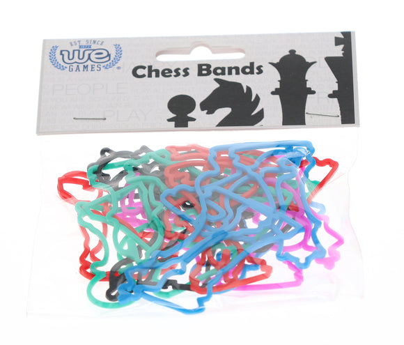 Chess Bandz - all 6 shapes in 5 colors!