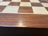 Rosewood 18" Pedestal Magnetic Chess Set with 3" King and 1.75" squares