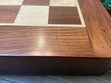 Rosewood 18" Pedestal Magnetic Chess Set with 3" King and 1.75" squares