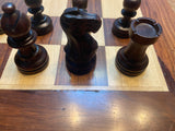 Rosewood 18" Pedestal Magnetic Chess Set with 3" King and 1.75" squares