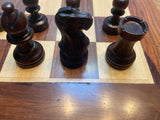 Rosewood 18" Pedestal Magnetic Chess Set with 3" King and 1.75" squares
