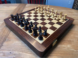 17.5" Rosewood Pedestal Chess Board with 1.75" squares and 3" king