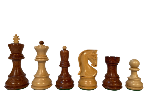Acacia Wood Zagreb Chess Pieces - 3.75