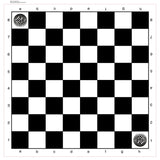 Customized Vinyl Chess Boards - 50 Pack - Great for clubs and schools - American Chess Equipment