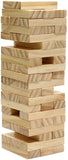 WE Games Wood Block Stacking Tower that Tumbles Down When you Play (12 Inch when Packaged)