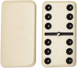 Double Six Dominoes with Spinners – Ivory Tiles, Club Size