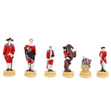 American Revolutionary War Chess Pieces – 3.5 inch king