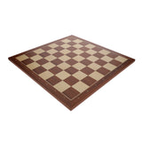 WE Games Mahogany Stained Wooden Chess Board, Algebraic Notation,19.75 in. - American Chess Equipment