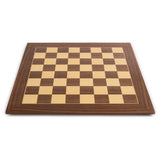 WE Games Deluxe Walnut Wood Chessboard with Storage Box – Handmade in Spain, 20 in. - American Chess Equipment