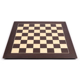 WE Games Deluxe Wenge Wood Chessboard with Storage Box - Handmade in Spain, 20 in. - American Chess Equipment