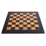 WE Games Deluxe Black & Olive Wood Chess Board – Handmade in Spain, 22 in. - American Chess Equipment