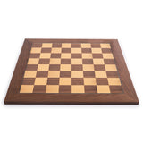 WE Games Deluxe Walnut Wood Chessboard with Storage Box – Handmade in Spain, 20 in. - American Chess Equipment