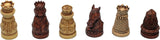 WE Games Medieval Chess & Checkers Game Set - Wood Board with Storage Drawers 15 in. - American Chess Equipment