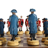 WE Games American Revolutionary War Chess Pieces, 3.5 inch king - American Chess Equipment