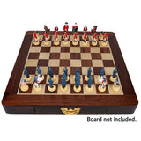 WE Games American Revolutionary War Chess Pieces, 3.5 inch king - American Chess Equipment