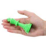 WE Games Color Bright Plastic Staunton Tournament Chess Pieces with 3.75 in. King - Half Chess Set of Chess Pieces Only, Neon Green - American Chess Equipment