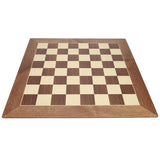 Bobby Fischer Ultimate Chess Set - Luxury Acacia Pieces with Walnut Wood Board w/ Beveled Edge, 21 inch