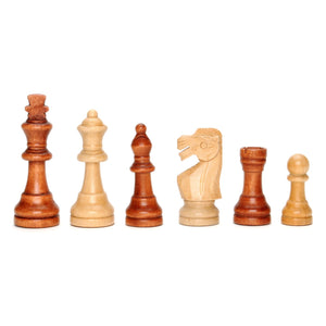 Classic Staunton Chessmen – Weighted Wood with 3.75 in. King - American Chess Equipment