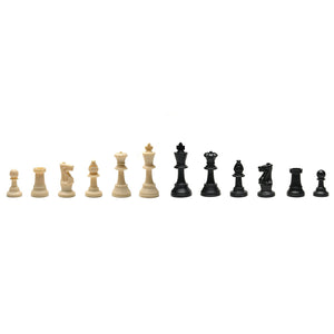 Best Value Staunton tournament chess pieces - black and cream plastic –  American Chess Equipment